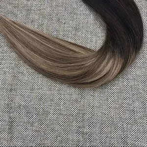 2 ALEXIS 20” 1B/6/27 BALAYAGE HUMAN HAIR TAPEINS Fashiondeityshair | Hair | Alexis 2 B627 Balayage Human Hair  main image 3
